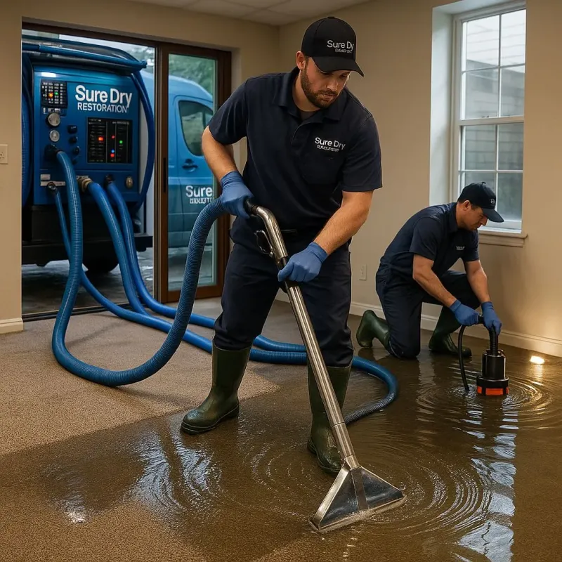 Water Extraction and Removal process in Bay City, TX